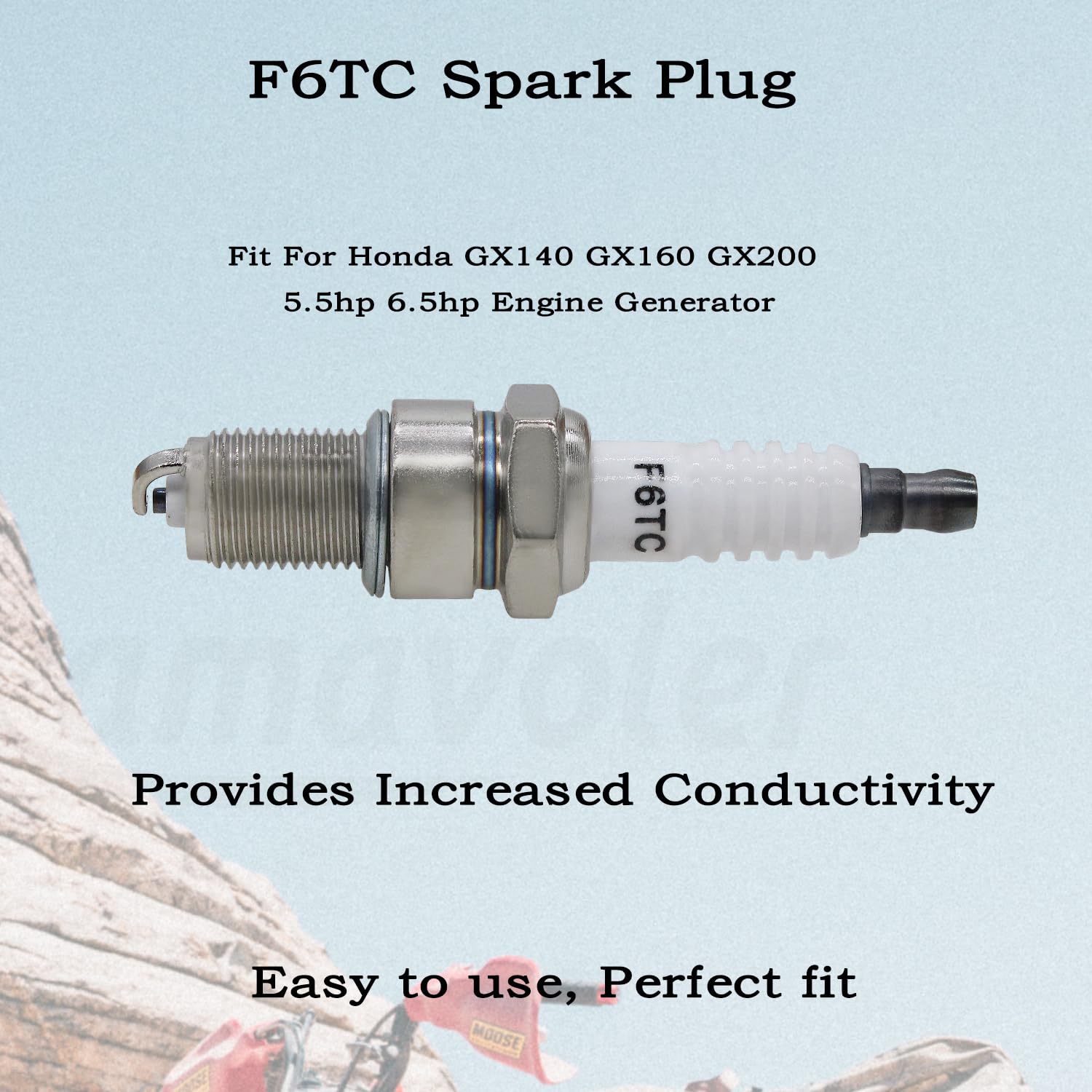 Amazon.com: Amavoler F6TC Spark Plug Replacement Accessories Fit